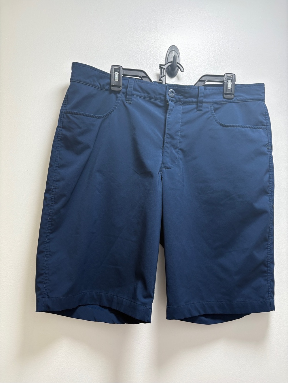 Under Armour Men's Navy Performance Flat-Front Shorts | 36 | Golf Country Club
